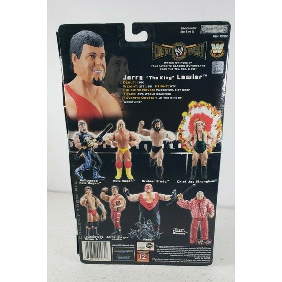 WWE Classic Super Star- Jerry The King Lawler Jakks Pacific New Sealed - Picture 7 of 12
